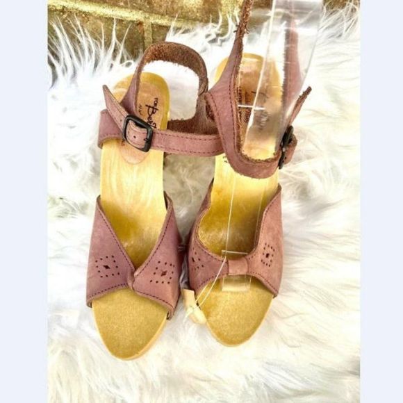 Vintage NOS 1980s Original Sandals High Heels Sexy Mauve Sz 5 - Picture 4 of 10